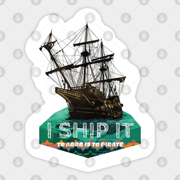 I ship it Sticker by Frajtgorski